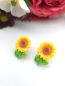 Preview: Blume XXL Sonnenblume Ohrstecker